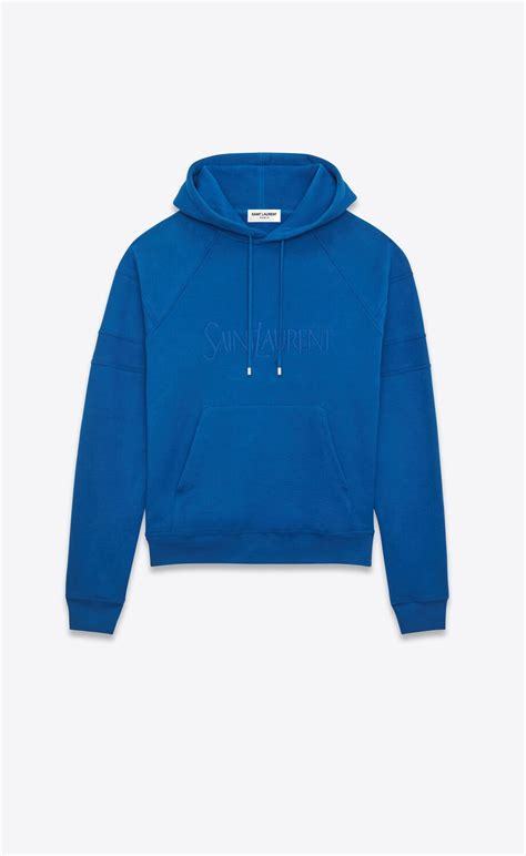 ysl hoodie measurements|saint laurent men's hoodie.